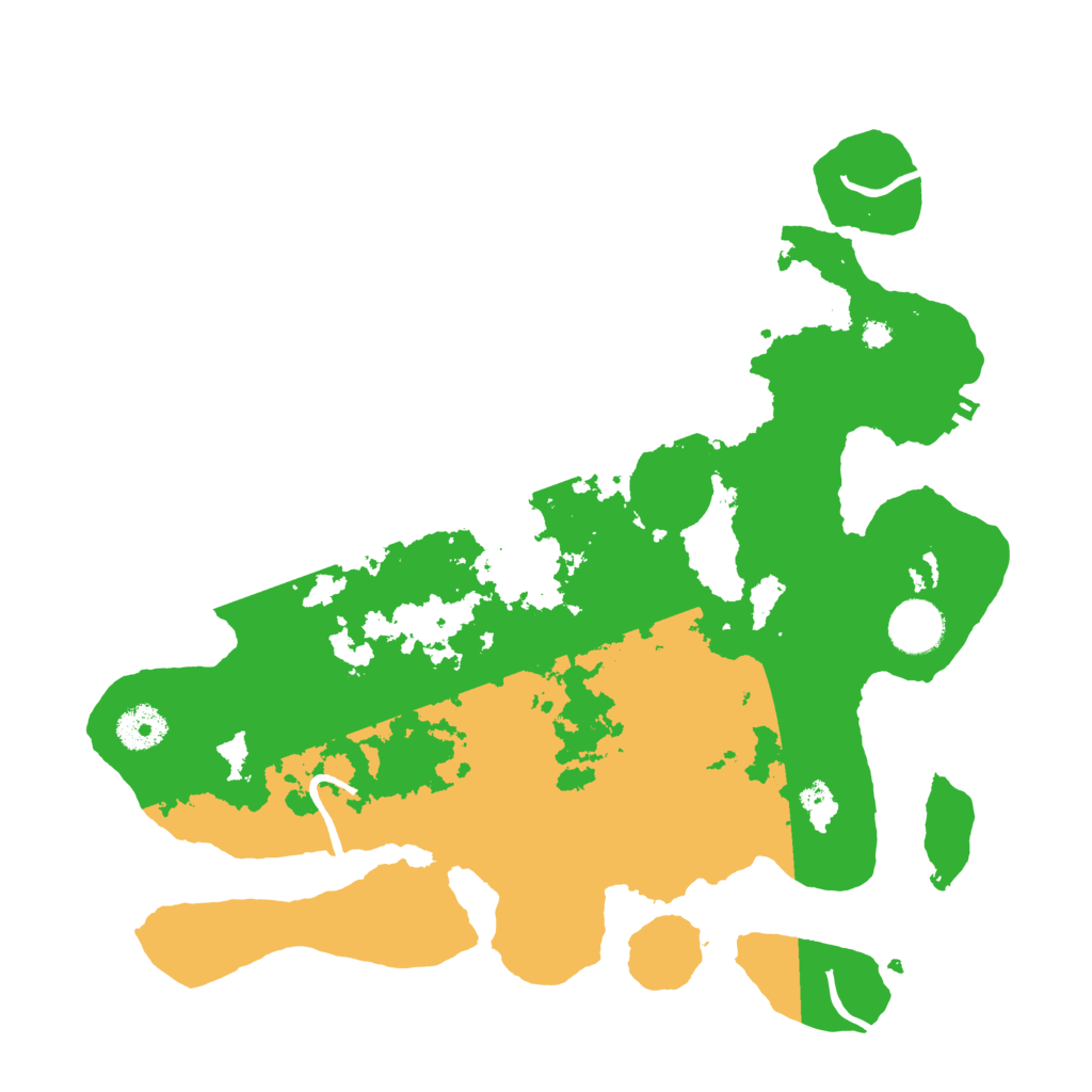 Biome Rust Map: Procedural Map, Size: 3500, Seed: 120071947