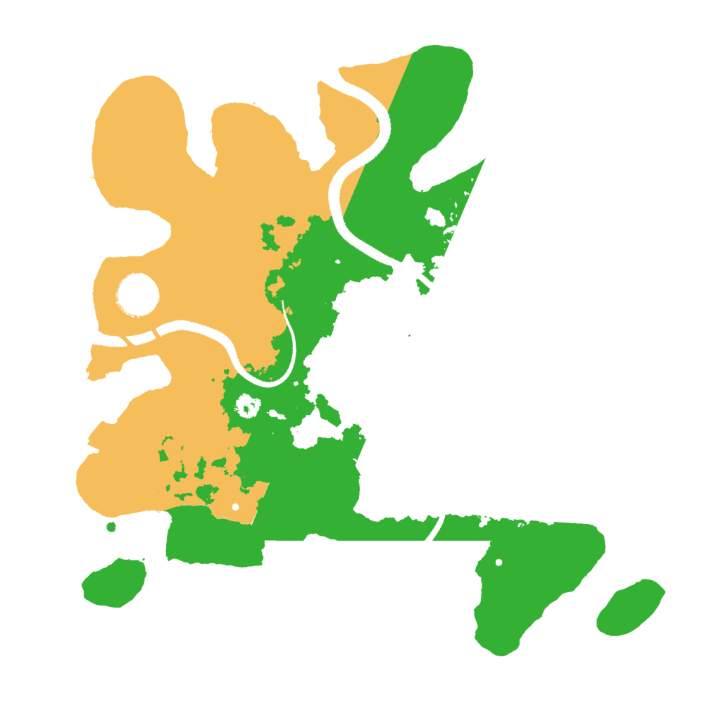 Biome Rust Map: Procedural Map, Size: 3000, Seed: 7890163