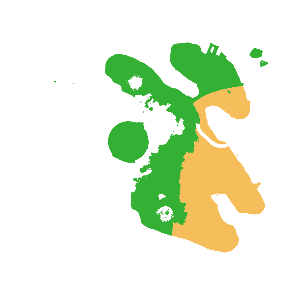 Biome Rust Map: Procedural Map, Size: 2000, Seed: 41475172