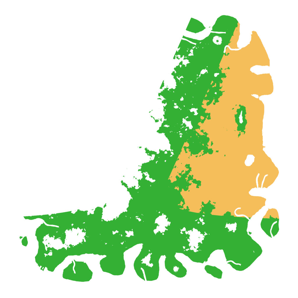 Biome Rust Map: Procedural Map, Size: 5000, Seed: 46442