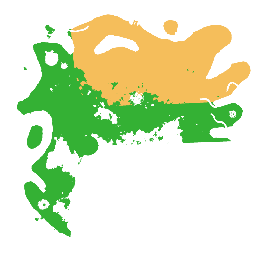 Biome Rust Map: Procedural Map, Size: 3700, Seed: 1339863198