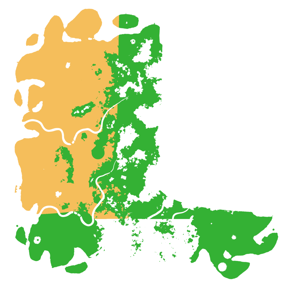 Biome Rust Map: Procedural Map, Size: 6000, Seed: 6357