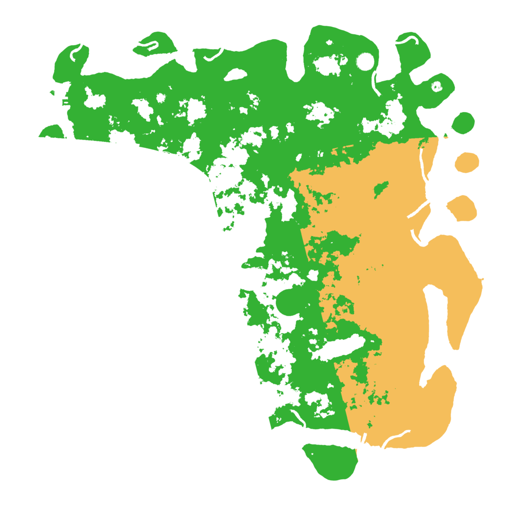 Biome Rust Map: Procedural Map, Size: 5000, Seed: 4157754
