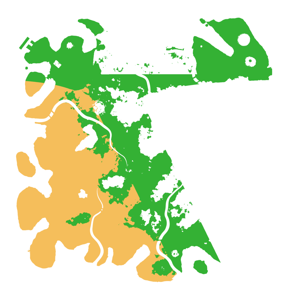 Biome Rust Map: Procedural Map, Size: 4250, Seed: 21075