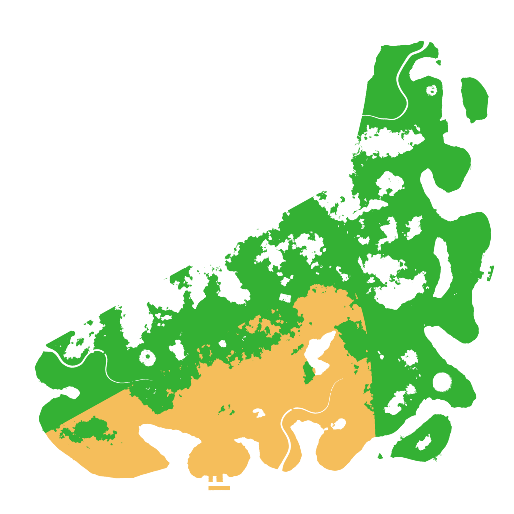 Biome Rust Map: Procedural Map, Size: 4800, Seed: 687139582