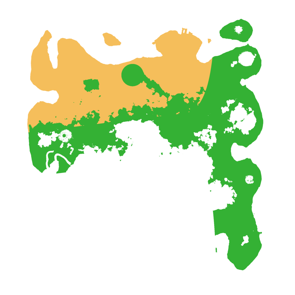 Biome Rust Map: Procedural Map, Size: 3500, Seed: 3354