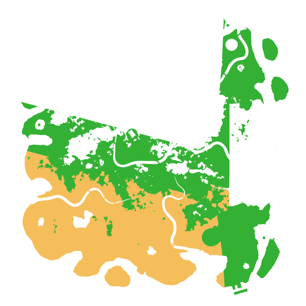 Biome Rust Map: Procedural Map, Size: 4500, Seed: 1221084634