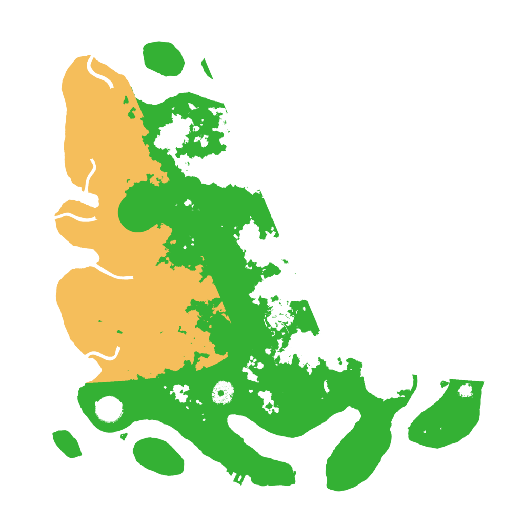 Biome Rust Map: Procedural Map, Size: 3500, Seed: 950753