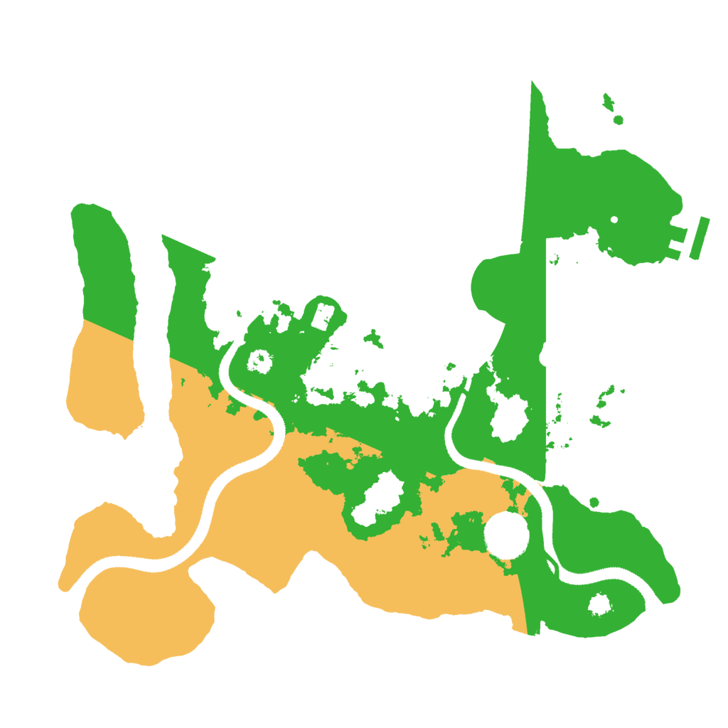 Biome Rust Map: Procedural Map, Size: 3000, Seed: 2898