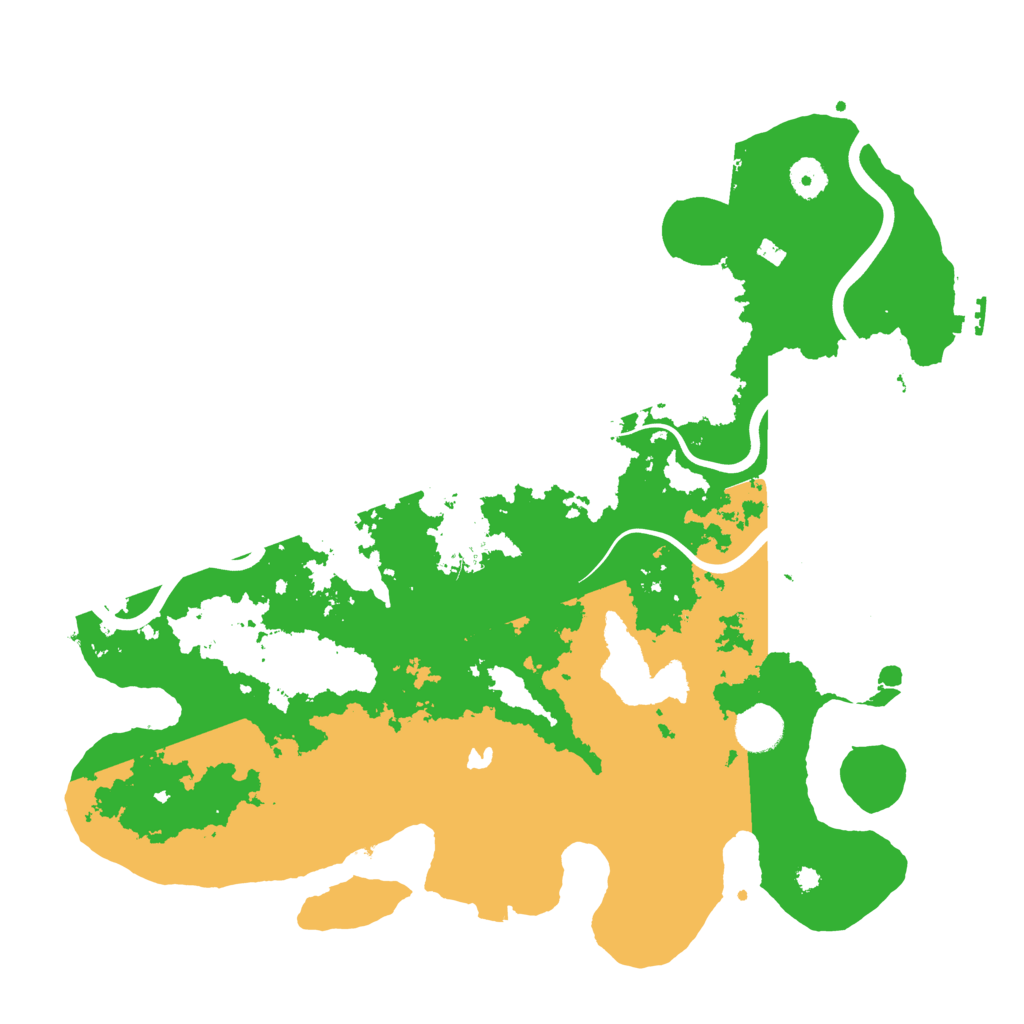 Biome Rust Map: Procedural Map, Size: 4000, Seed: 15548