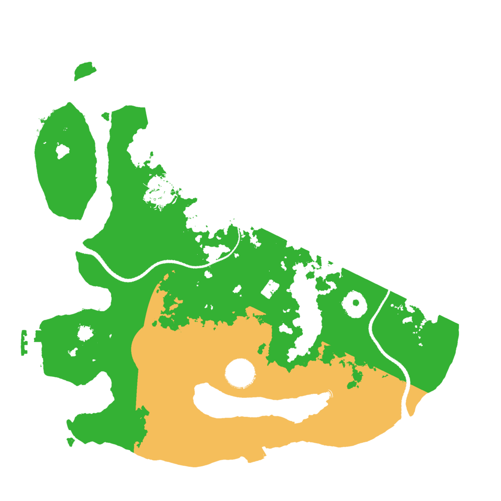 Biome Rust Map: Procedural Map, Size: 3000, Seed: 6570413