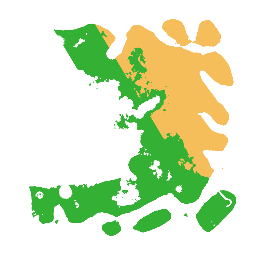 Biome Rust Map: Procedural Map, Size: 3500, Seed: 1227672689