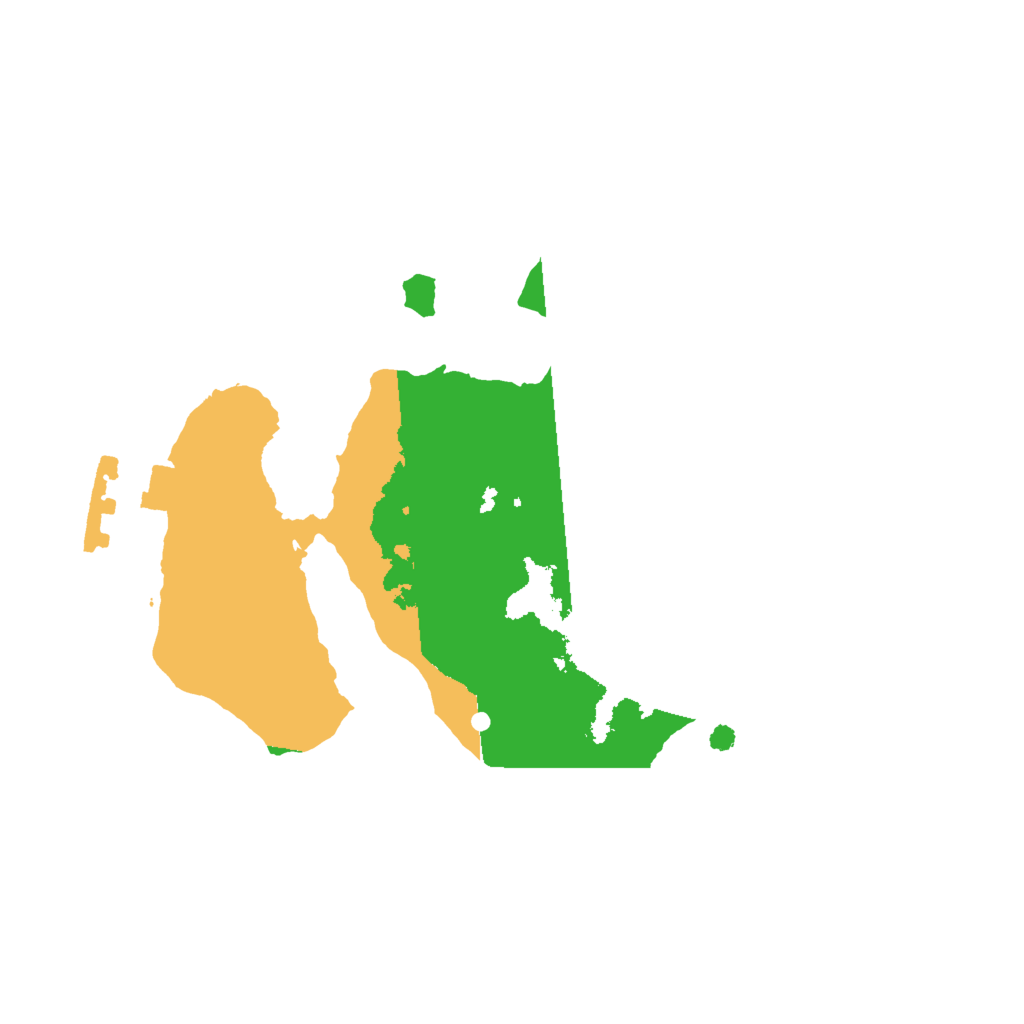 Biome Rust Map: Procedural Map, Size: 1600, Seed: 332448