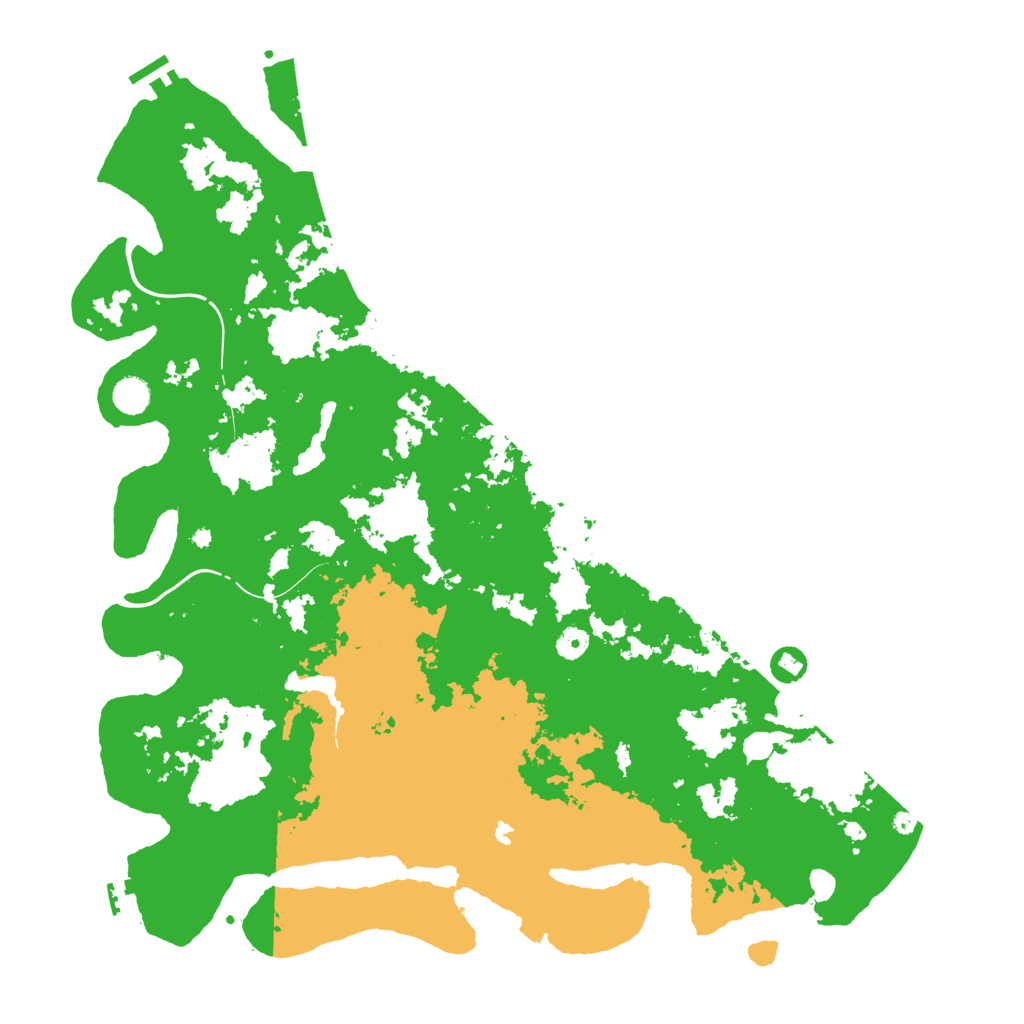 Biome Rust Map: Procedural Map, Size: 4800, Seed: 615790889