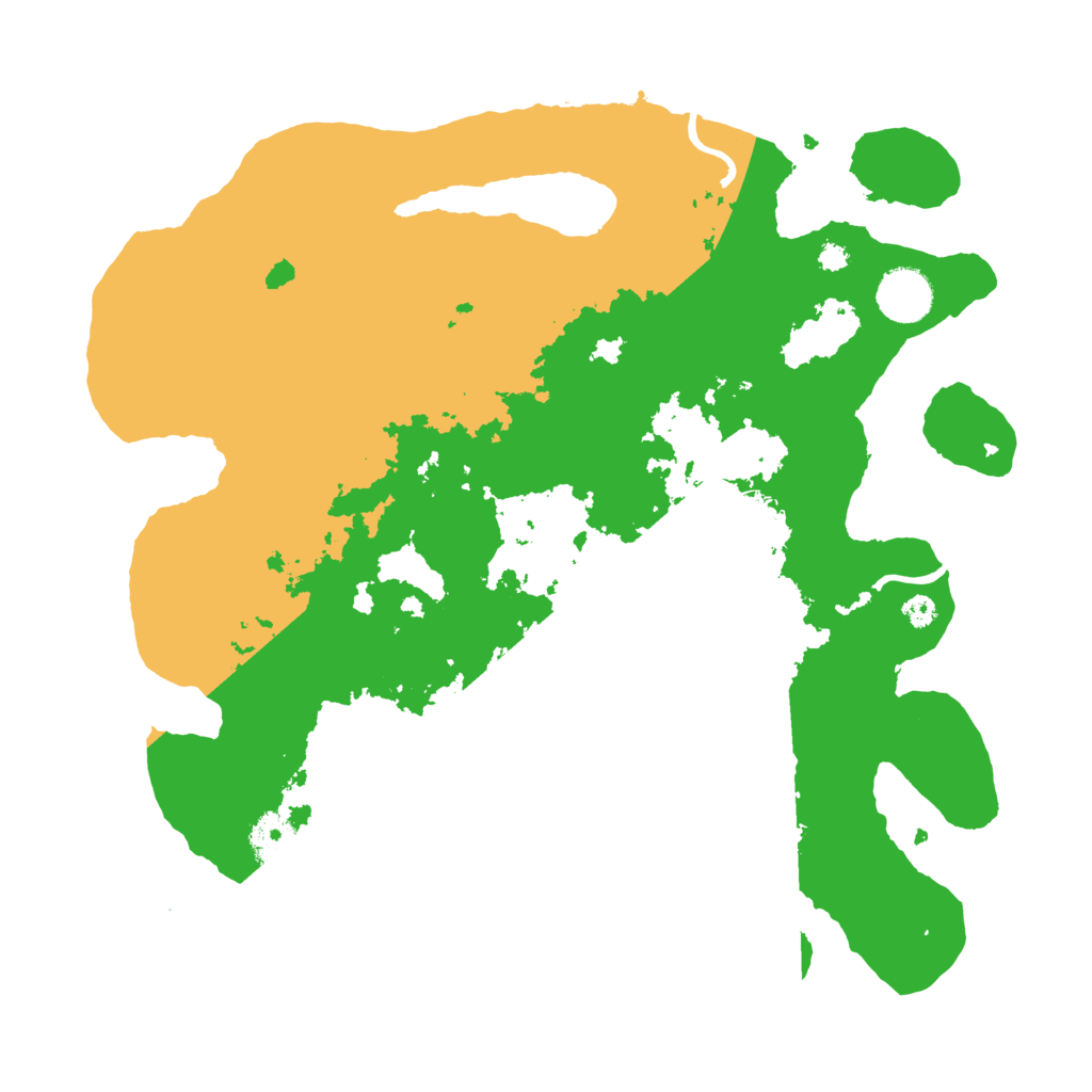 Biome Rust Map: Procedural Map, Size: 3500, Seed: 816861086