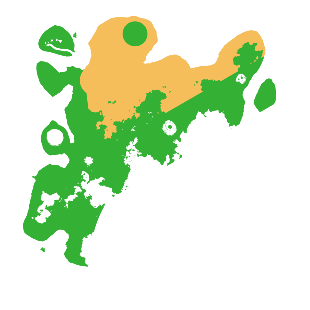 Biome Rust Map: Procedural Map, Size: 3300, Seed: 554017046