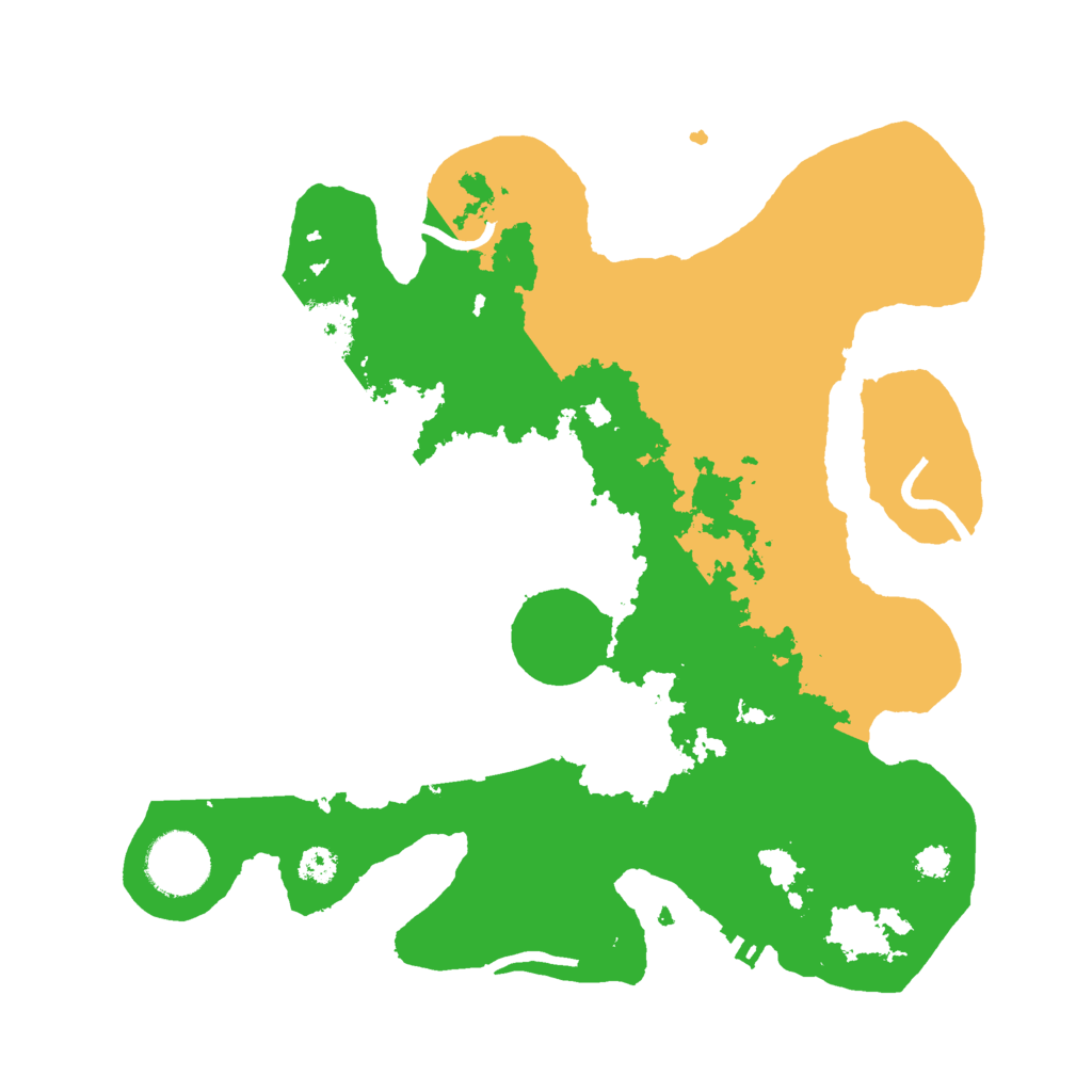 Biome Rust Map: Procedural Map, Size: 3000, Seed: 116195633