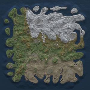 Thumbnail Rust Map: Procedural Map, Size: 4800, Seed: 1871933738, 20 Monuments