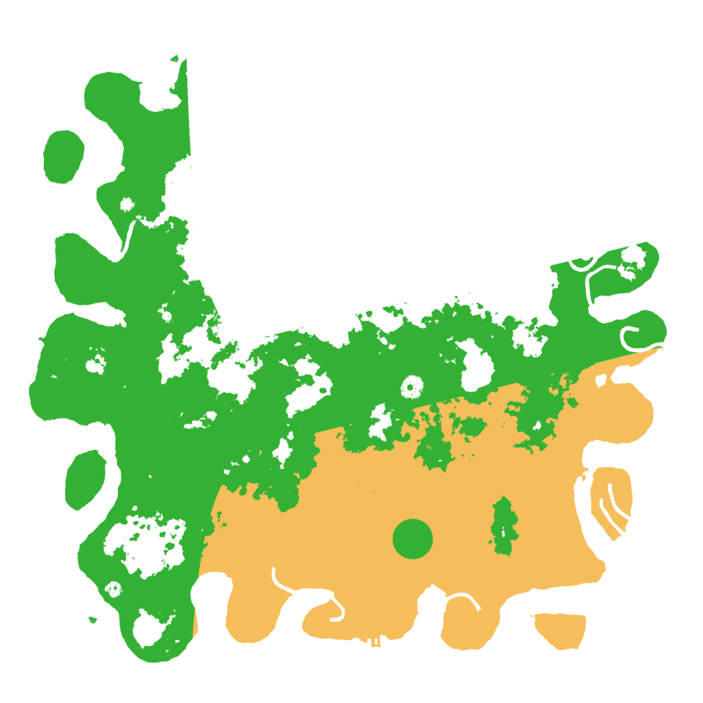 Biome Rust Map: Procedural Map, Size: 4608, Seed: 1