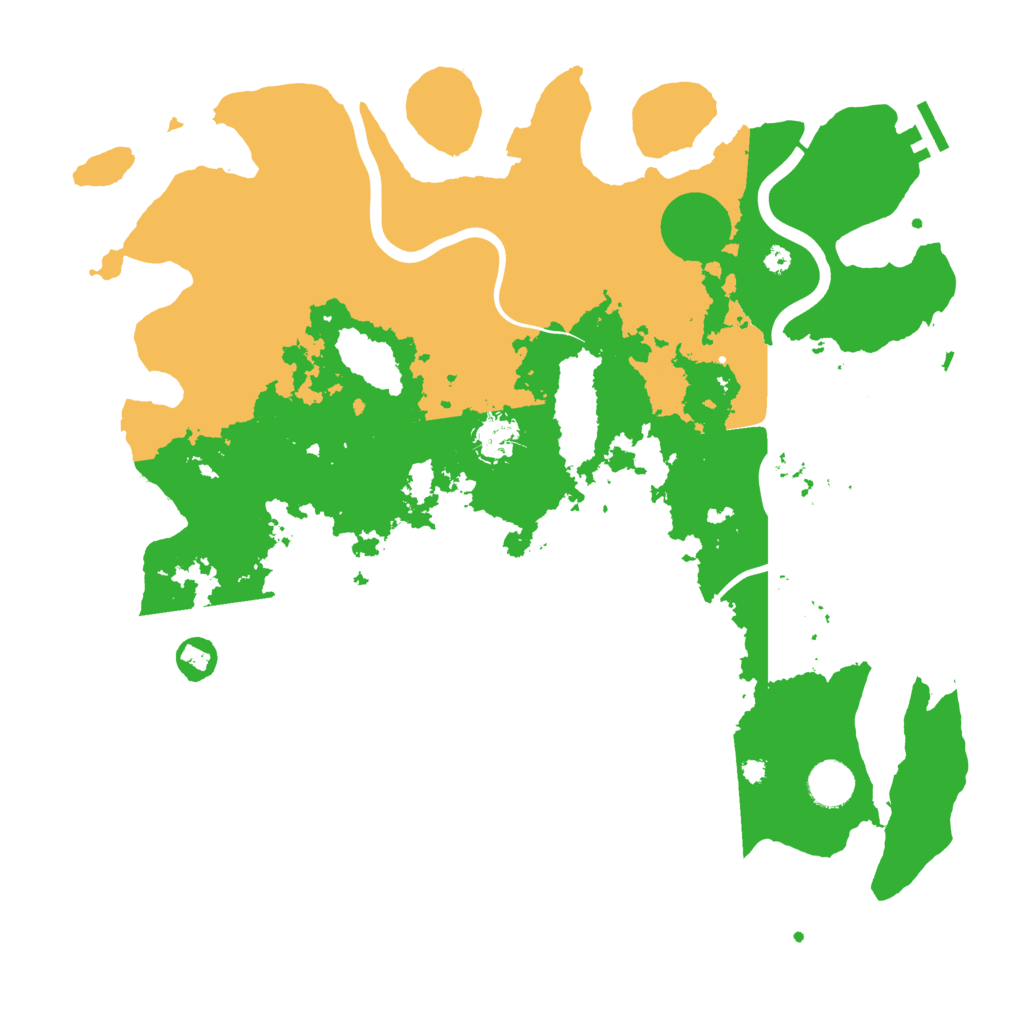 Biome Rust Map: Procedural Map, Size: 3950, Seed: 419842048
