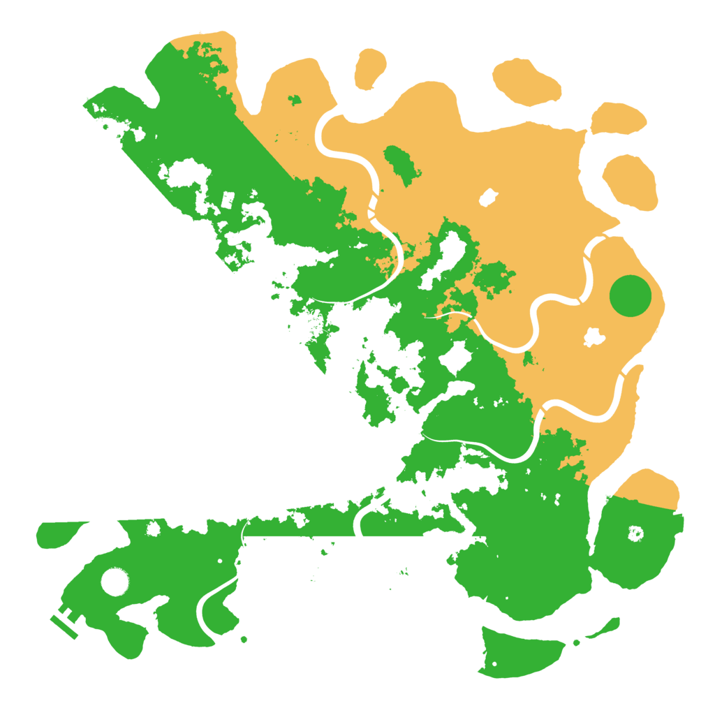 Biome Rust Map: Procedural Map, Size: 4500, Seed: 2147450902