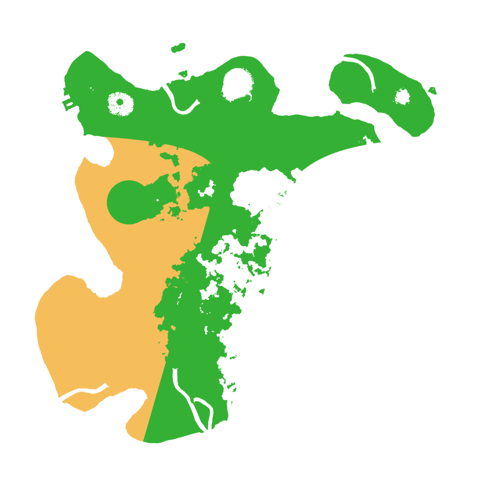 Biome Rust Map: Procedural Map, Size: 3000, Seed: 476532504