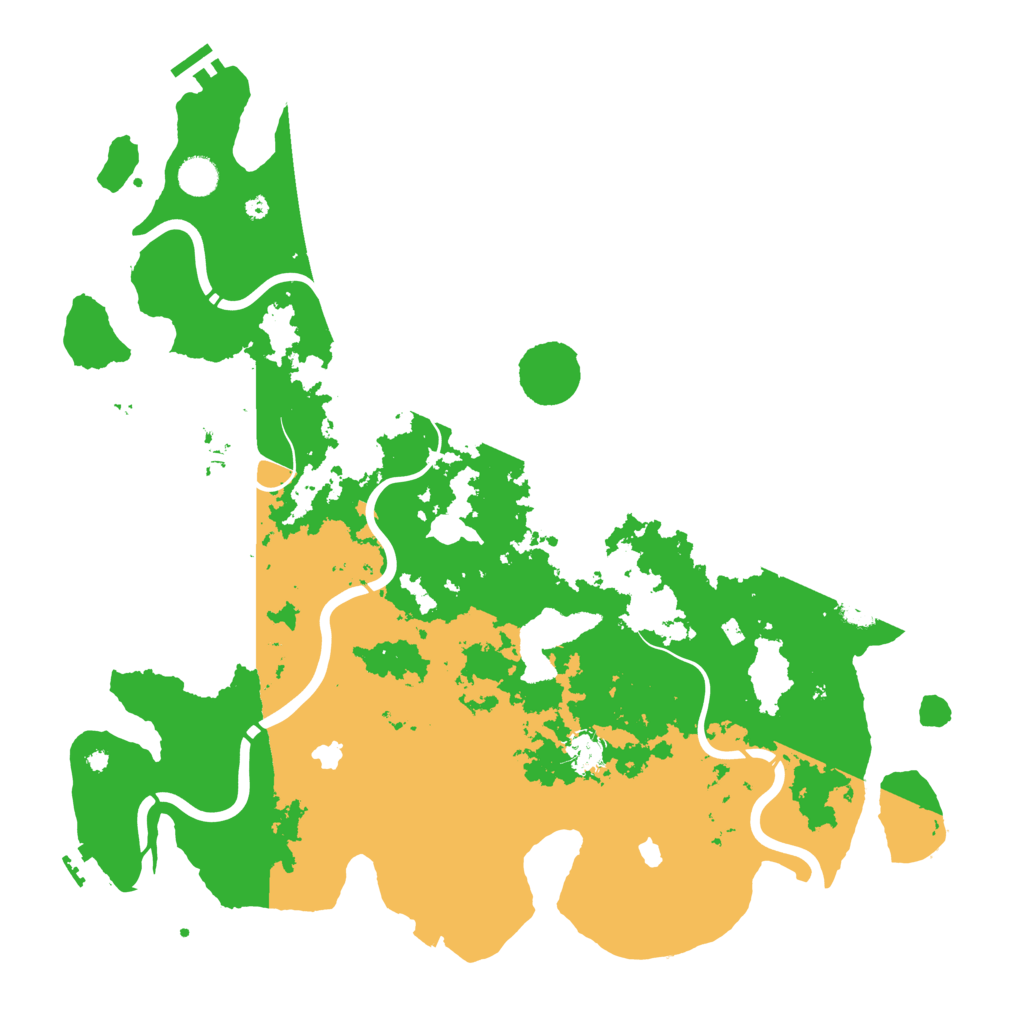 Biome Rust Map: Procedural Map, Size: 4500, Seed: 922112561