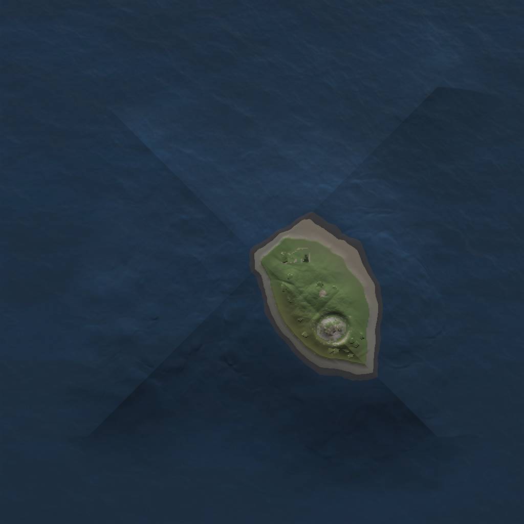 Rust Map: Procedural Map, Size: 1000, Seed: 1706276646, 3 Monuments