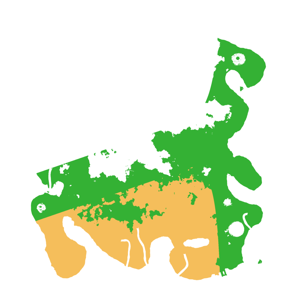 Biome Rust Map: Procedural Map, Size: 3500, Seed: 834901173
