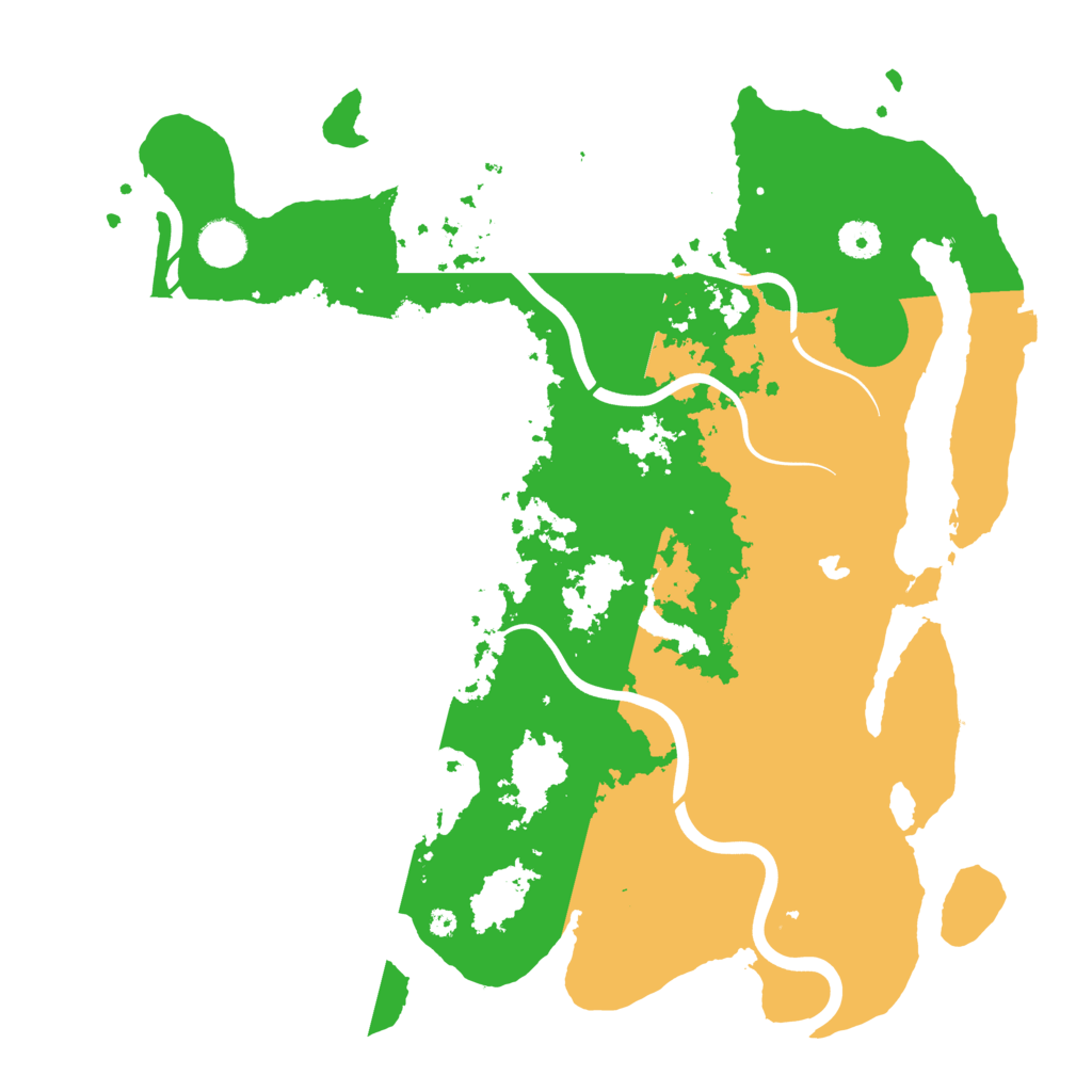Biome Rust Map: Procedural Map, Size: 4000, Seed: 541620819