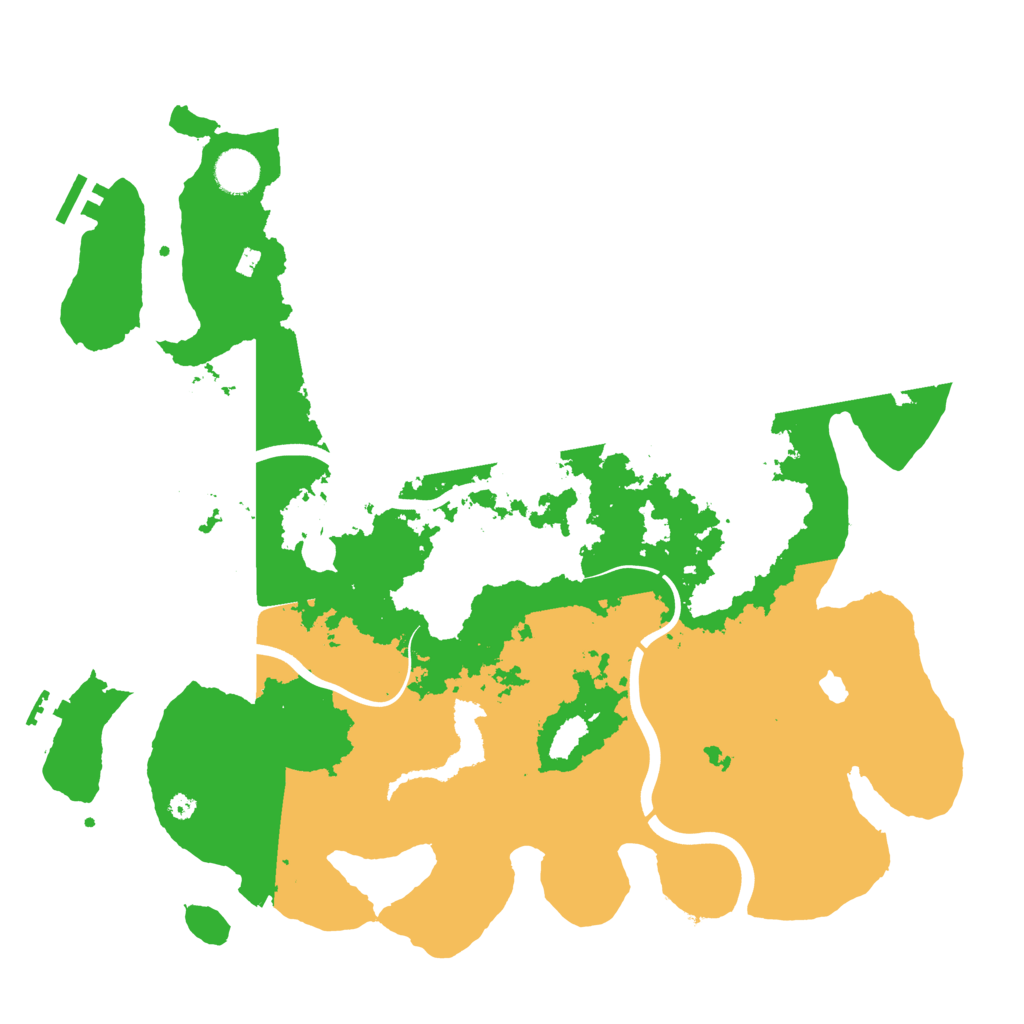 Biome Rust Map: Procedural Map, Size: 4000, Seed: 561262057