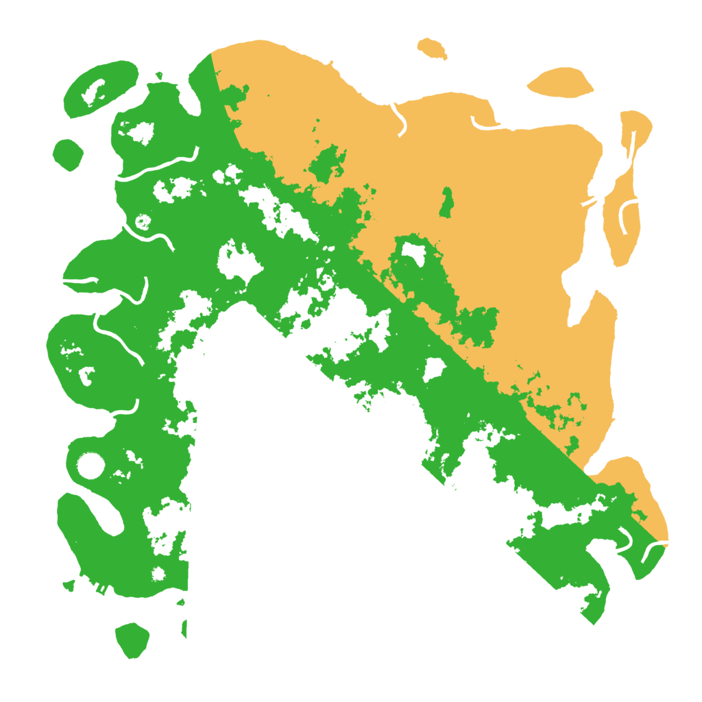 Biome Rust Map: Procedural Map, Size: 4600, Seed: 64582356