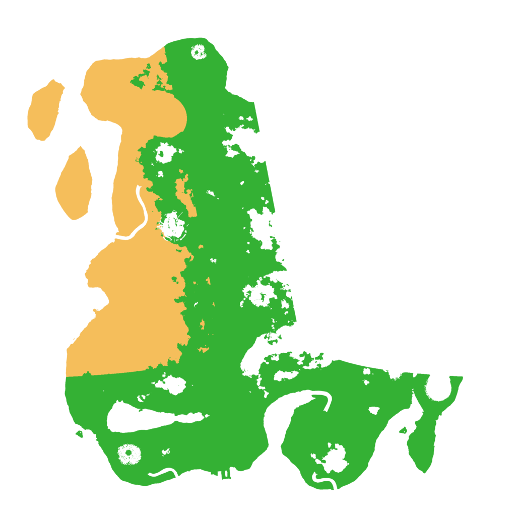 Biome Rust Map: Procedural Map, Size: 3500, Seed: 685302737