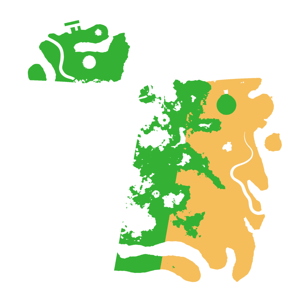 Biome Rust Map: Procedural Map, Size: 4050, Seed: 101961773