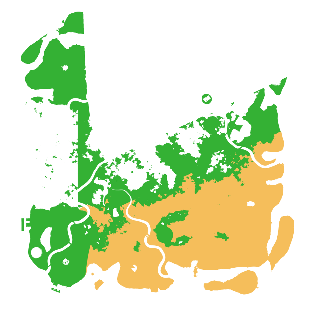 Biome Rust Map: Procedural Map, Size: 5000, Seed: 555163193
