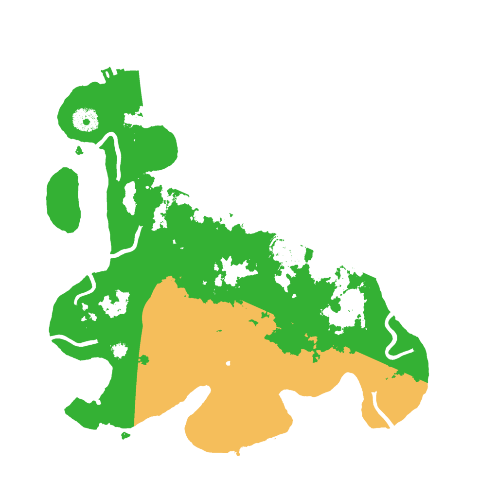 Biome Rust Map: Procedural Map, Size: 3000, Seed: 99317410