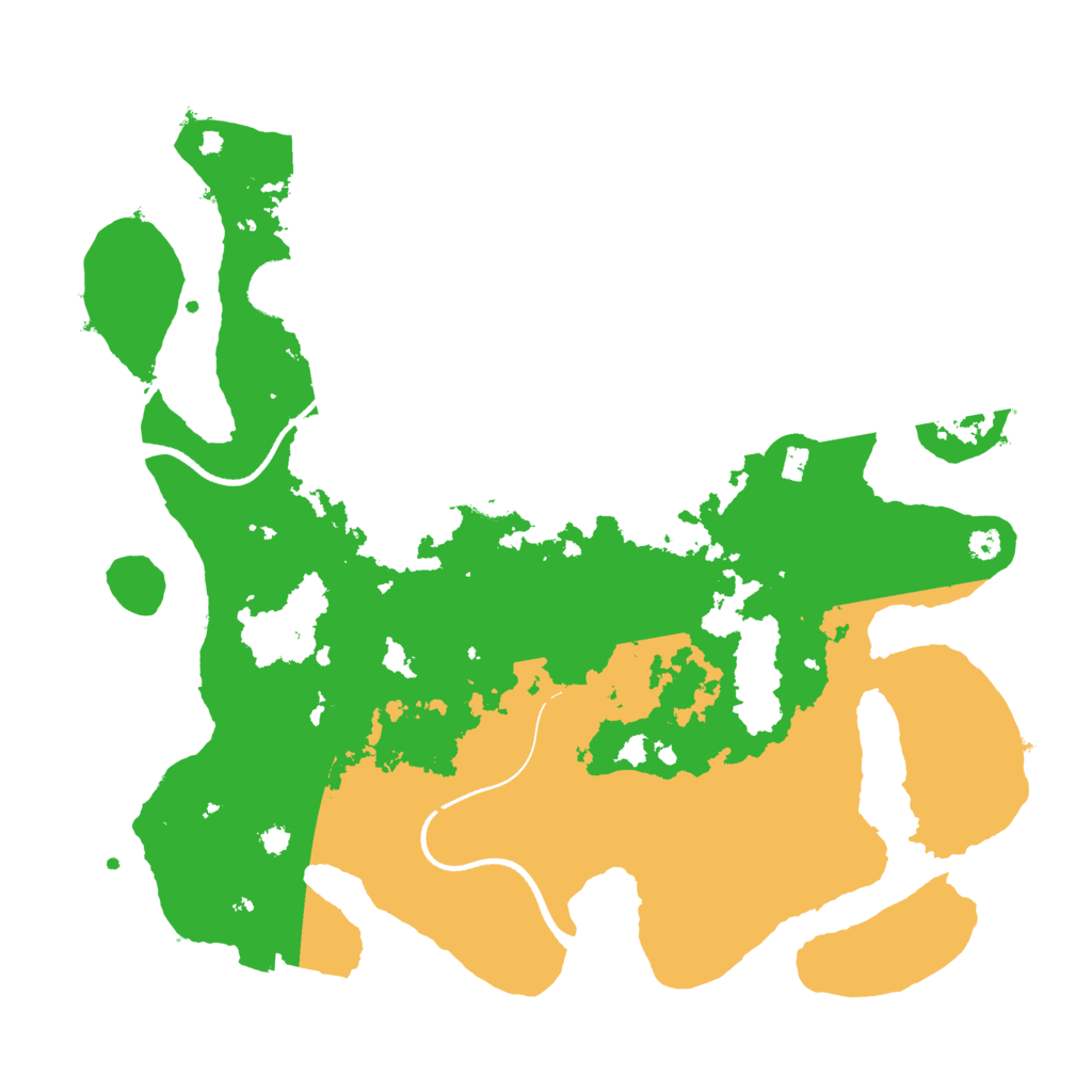 Biome Rust Map: Procedural Map, Size: 3500, Seed: 34234
