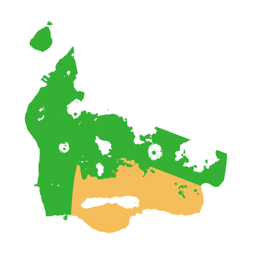 Biome Rust Map: Procedural Map, Size: 2600, Seed: 446811137