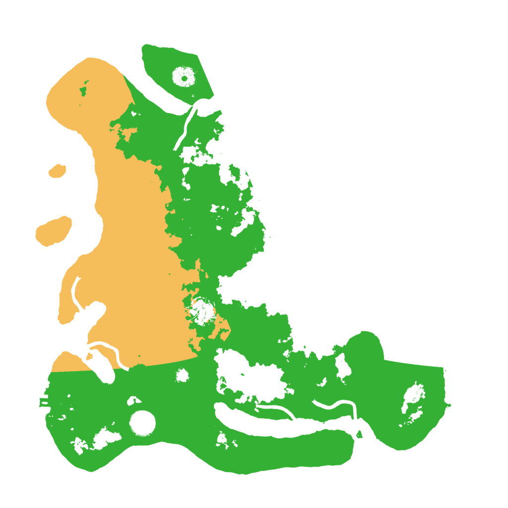 Biome Rust Map: Procedural Map, Size: 3500, Seed: 336303704