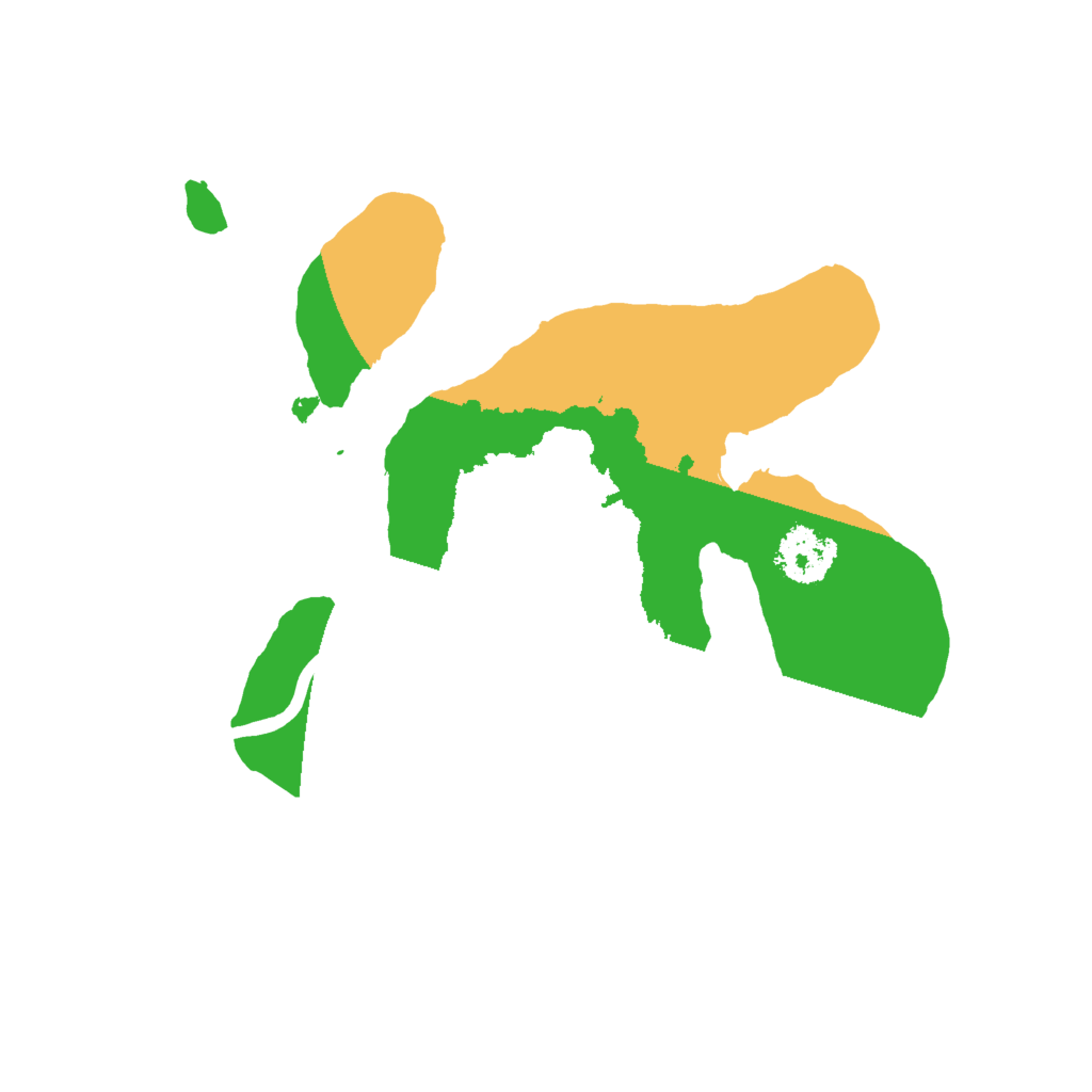 Biome Rust Map: Procedural Map, Size: 2000, Seed: 2095470508