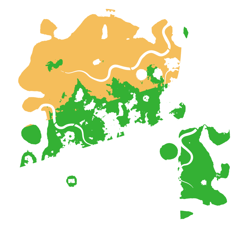 Biome Rust Map: Procedural Map, Size: 4000, Seed: 16572
