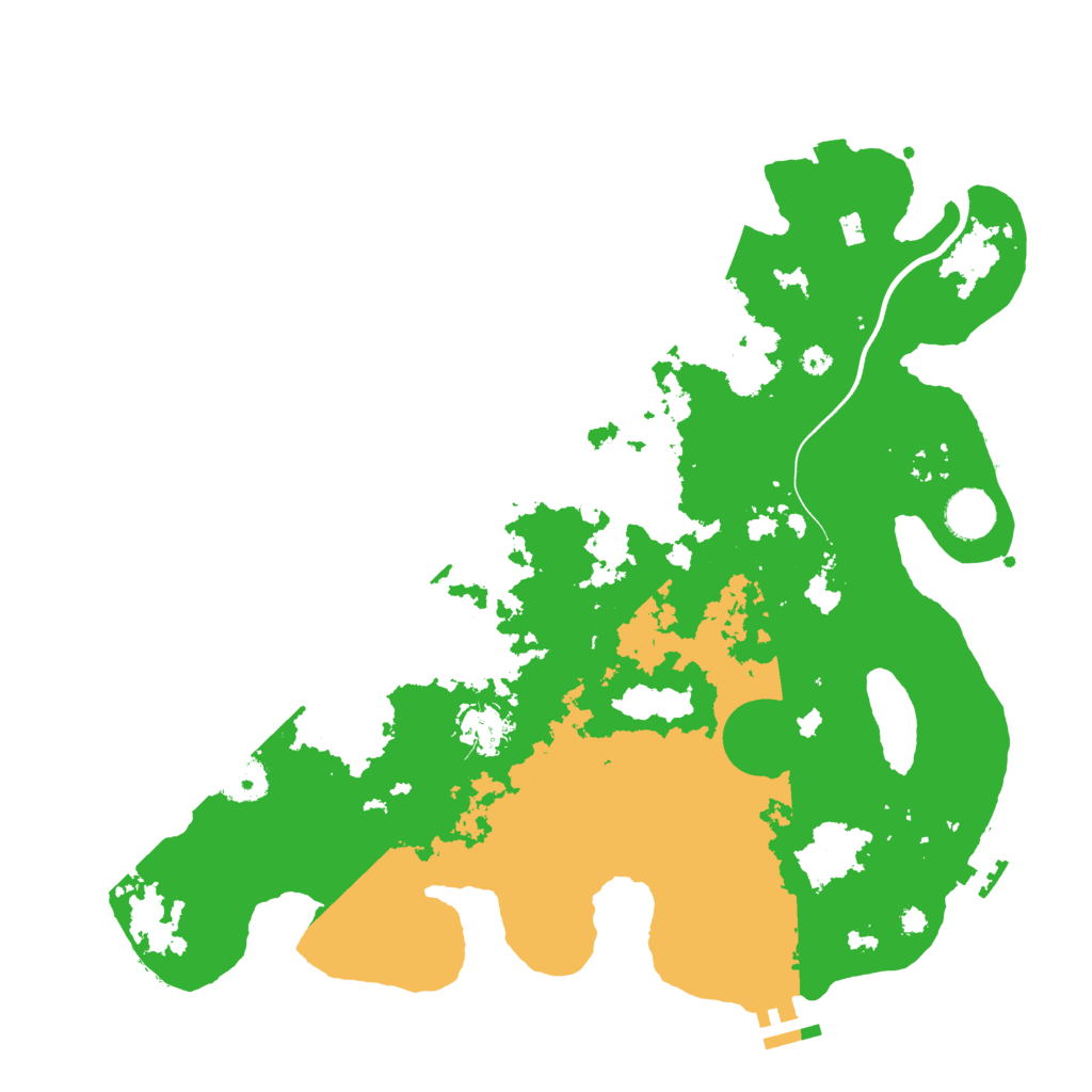 Biome Rust Map: Procedural Map, Size: 3800, Seed: 299758209