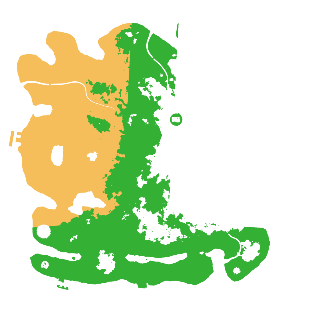 Biome Rust Map: Procedural Map, Size: 4050, Seed: 133057321