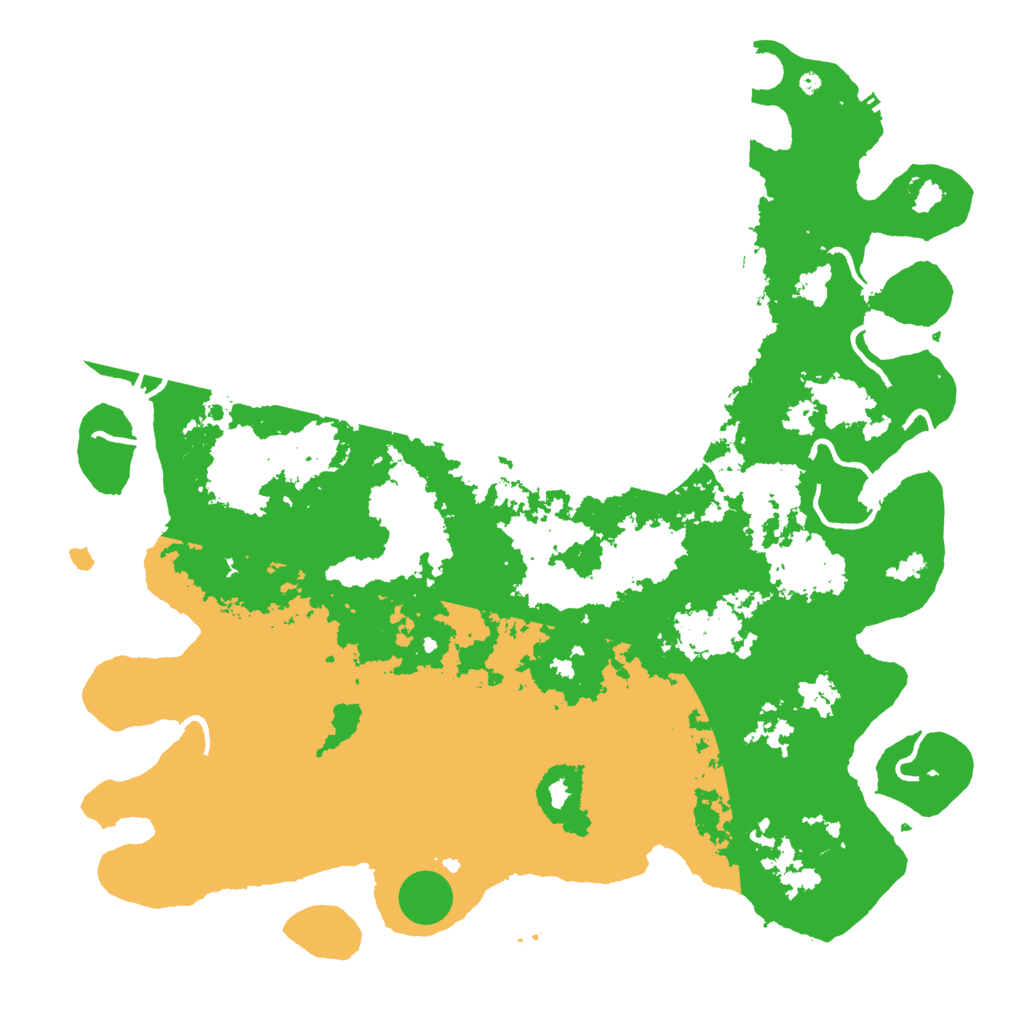 Biome Rust Map: Procedural Map, Size: 5000, Seed: 63724143