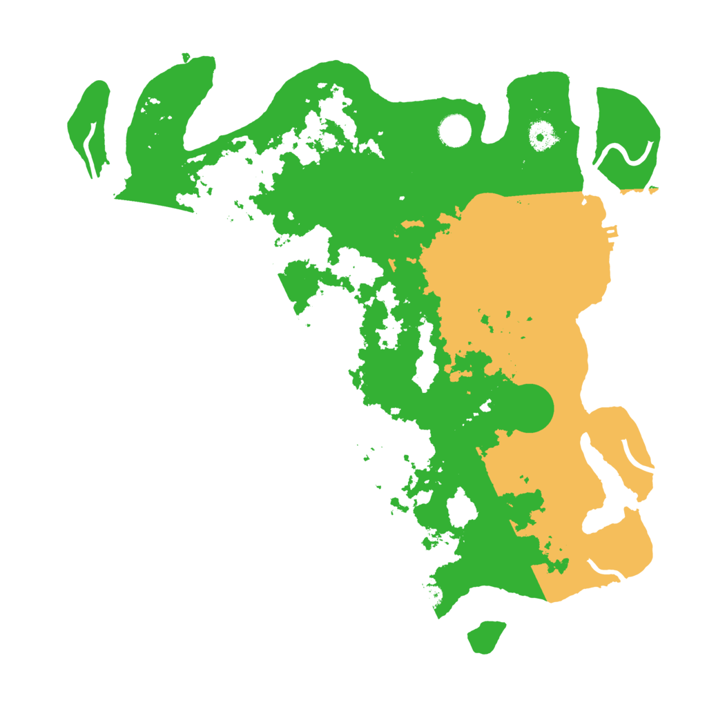 Biome Rust Map: Procedural Map, Size: 3800, Seed: 1960700006