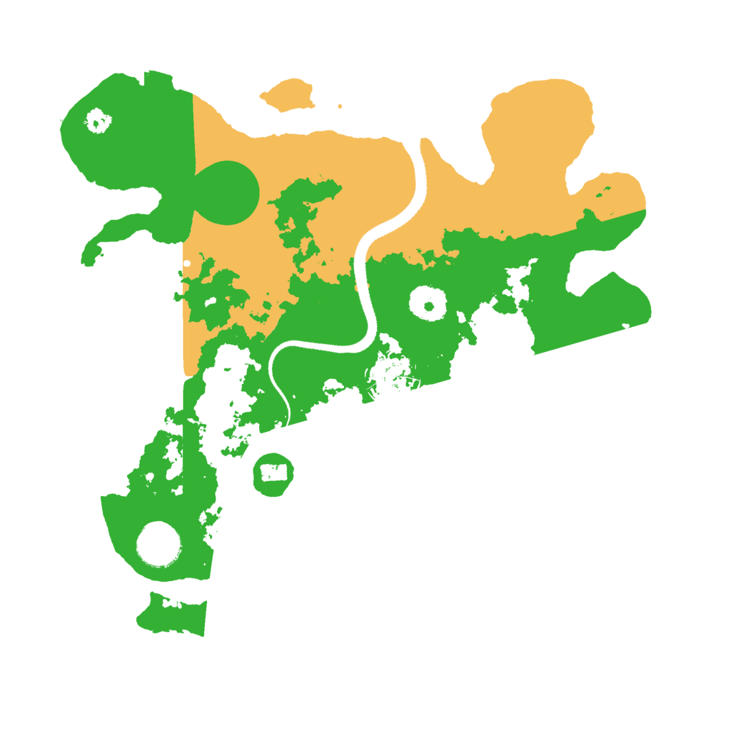 Biome Rust Map: Procedural Map, Size: 3000, Seed: 84372