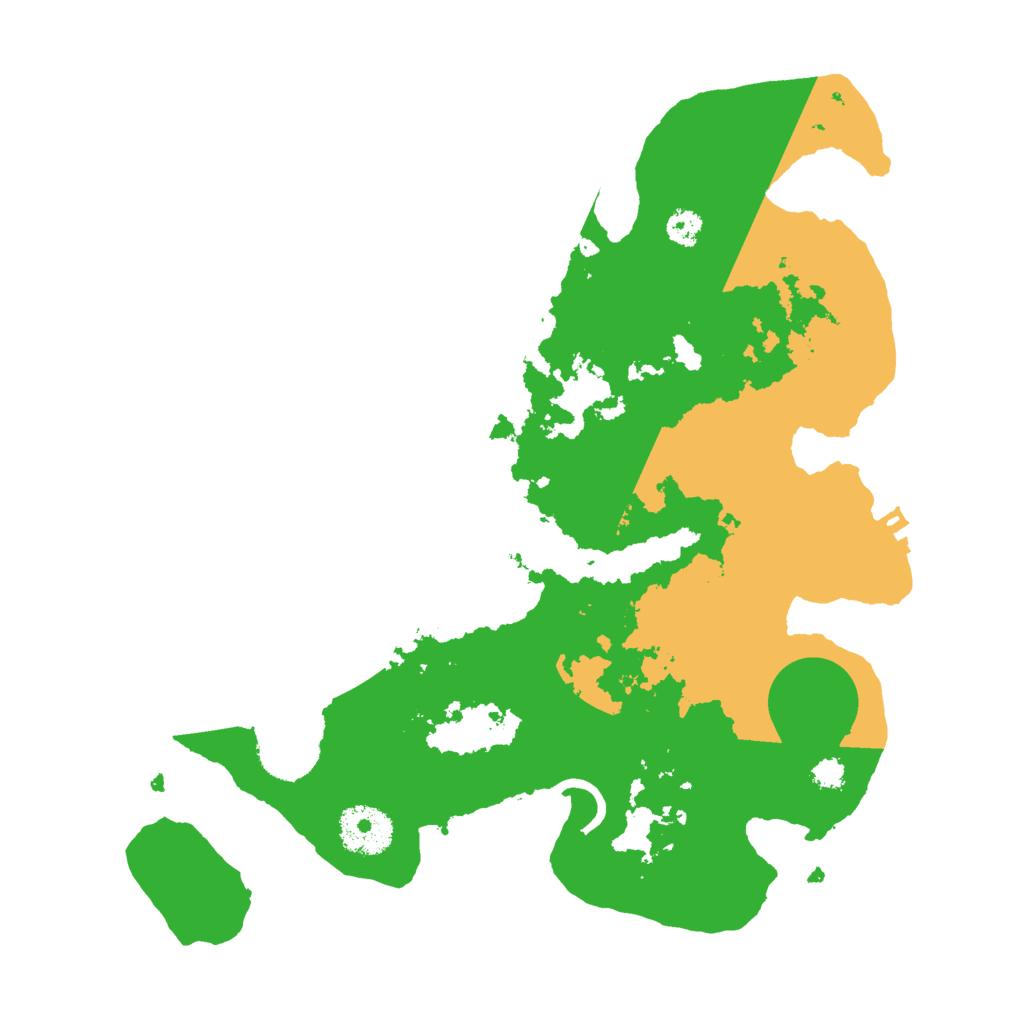 Biome Rust Map: Procedural Map, Size: 3000, Seed: 32323423