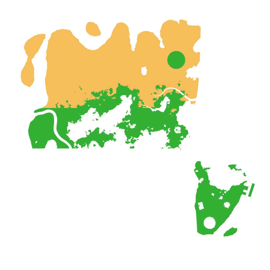 Biome Rust Map: Procedural Map, Size: 4000, Seed: 645663471