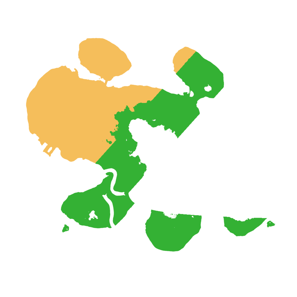 Biome Rust Map: Procedural Map, Size: 2000, Seed: 121738743