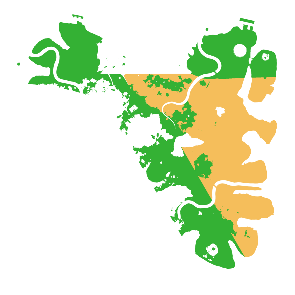 Biome Rust Map: Procedural Map, Size: 4000, Seed: 439638041